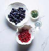 Ingredients for Grape-Currant Juice