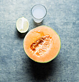 Ingredients for honeydew melon in pastis