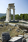 Antike Stadt Epidauros, bei Nafplio, Peloponnes, Griechenland