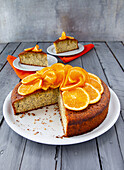 Orange and poppy seed syrup cake