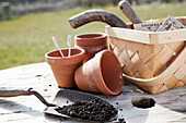 Gartenpflanzwerkzeuge zum Pflanzen von Samen