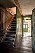 Old wooden staircase