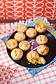 Mini pies with savory filling