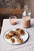 Tahini Thumbprint Cookies with Date Caramel Filling