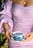Lilac blossom tea