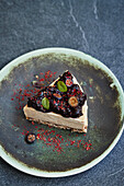 Vegan Blueberry Lemon Cheesecake