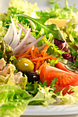 Vegetable salad (close-up)