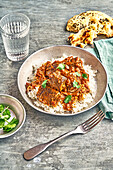 Beef curry made in a pressure cooker