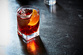 Old Fashioned in a glass
