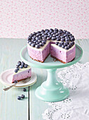 Blueberry cream cheese tart
