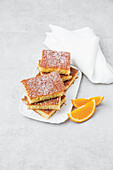 Orange sheet cake