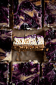 Marbled Blueberry Cheesecake (Close Up)