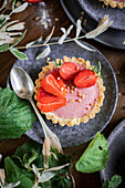 Strawberry Mousse Tartelets
