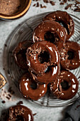Hot chocolate donuts