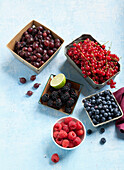 A selection of summer berries