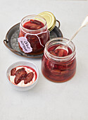 Plum compote with Arabian Nights spices