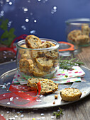 Olive and tomato cantuccini