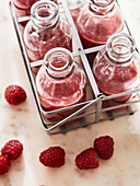 Raspberry smoothies