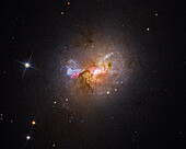 Henize 2-10 starburst galaxy, HST image