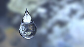 Drop of water, illustration