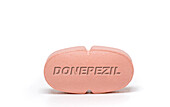 Donepezil pill, conceptual image