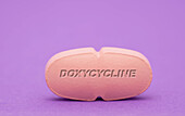 Doxycycline pill, conceptual image