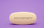 Etanercept pill, conceptual image
