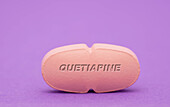 Quetiapine pill, conceptual image