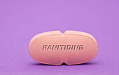 Ranitidine pill, conceptual image
