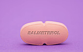 Salmeterol pill, conceptual image