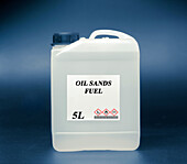 Canister of oil sands fuel