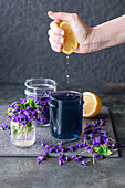 Wild Violet Lemonade