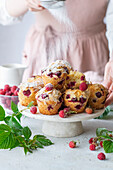 Raspberry muffins