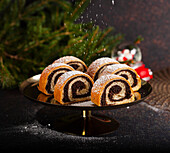 Poppy seed rolls for Christmas