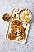 Wholemeal Pancakes with Apricot Curd