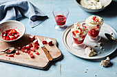 Eton Mess with strawberry Turkish Delight