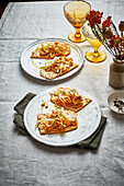 Crab and fennel toast