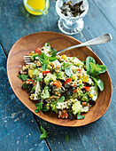 Asian quinoa and vegetable salad