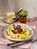 Pappardelle with ragout alla Bolognese