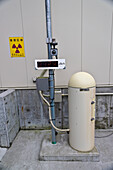 Radiation monitor, Fukushima, Japan