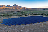 Solar Farm on Ute Mountain Ute Reservation, Colorado, USA