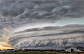 Shelf cloud eastern Oklahoma, USA