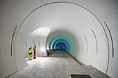 High Luminosity Large Hadron Collider tunnel