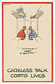 Careless Talk Costs Lives, World War II poster