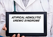 Atypical haemolytic uremic syndrome, conceptual image