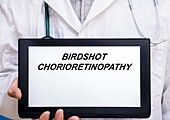 Birdshot chorioretinopathy, conceptual image