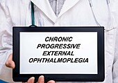 Chronic progressive external ophthalmoplegia, conceptual image