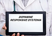 Dopamine responsive dystonia, conceptual image