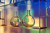 Laboratory glassware, illustration