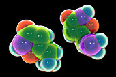 Muscimol molecule, illustration